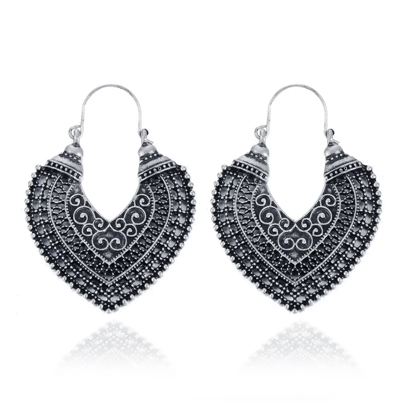 ZHENXIN Silver Hand carved fashion Geometric earring female 2018 Chic Ethnic Gypsy Round Indian jewelry
ZHENXIN Silver Hand carved fashion Geometric earring female 2018 Chic Ethnic Gypsy Round Indian jewelry