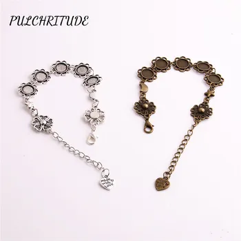 PULCHRITUDE Metal Alloy Tow Colors 3pcs Diy Handmade Bracelet Fit round 9mm Cabochon Love Heart Charm Diy Jewelry Making C1603
PULCHRITUDE Metal Alloy Tow Colors 3pcs Diy Handmade Bracelet Fit round 9mm Cabochon Love Heart Charm Diy Jewelry Making C1603