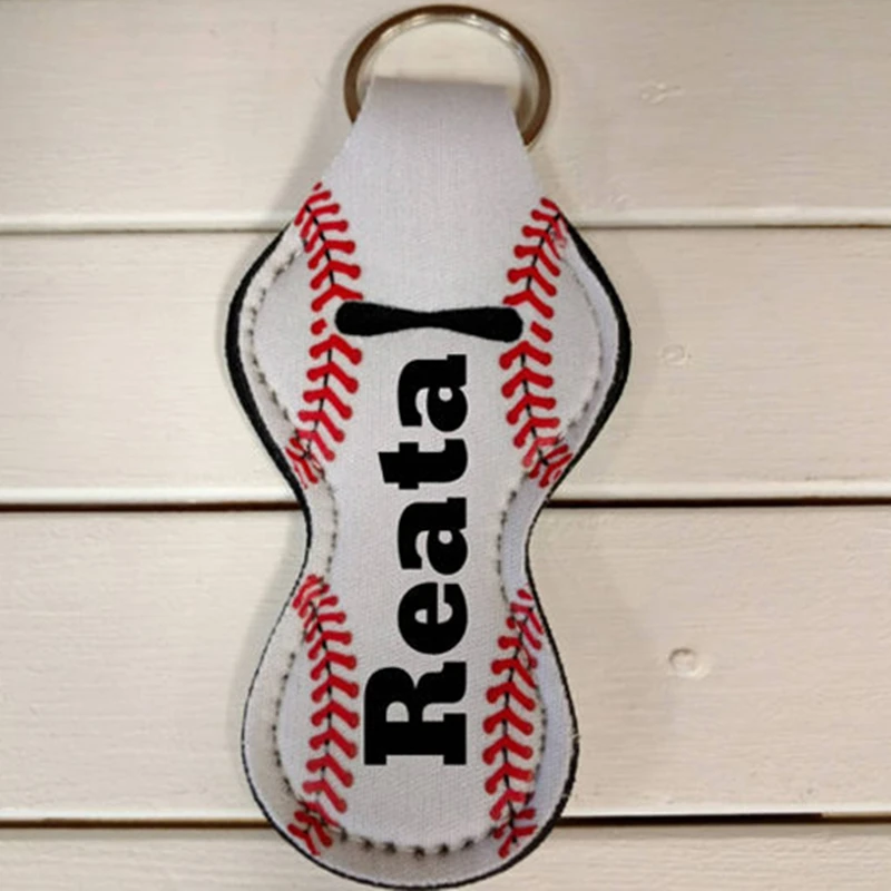 100pcs Personalized Baseball Chapstick Holder Keychain Monogrammed Neoprene Ball Season Keychain Sports Softball Lip Balm Holder
100pcs Personalized Baseball Chapstick Holder Keychain Monogrammed Neoprene Ball Season Keychain Sports Softball Lip Balm Holder