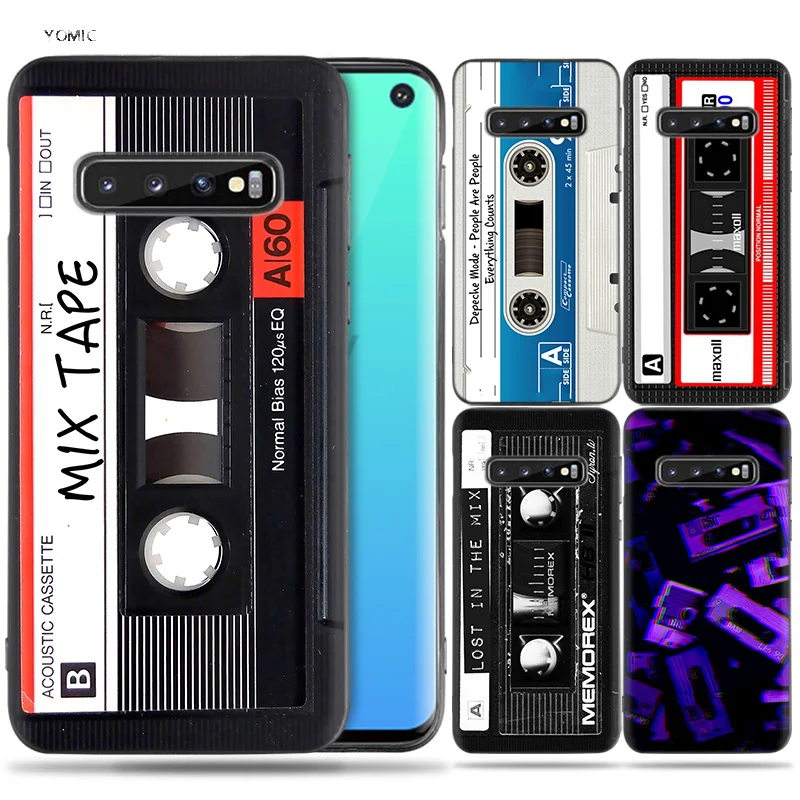 Silicone Case Coque for Samsung Galaxy S8 S9 S10 Plus S10e 5G S6 S7 Edge S8+ S9+ S10+ Note 8 9 Vintage Magnetic Tape Cassette
Silicone Case Coque for Samsung Galaxy S8 S9 S10 Plus S10e 5G S6 S7 Edge S8+ S9+ S10+ Note 8 9 Vintage Magnetic Tape Cassette