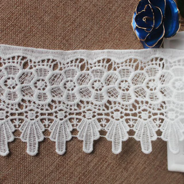 60yards 11cm Water Soluble Milk Silk Lace Trims Embroidered Lace Ribbon DIY Appliques Handmade Sewing Clothing Fabric Supplies
60yards 11cm Water Soluble Milk Silk Lace Trims Embroidered Lace Ribbon DIY Appliques Handmade Sewing Clothing Fabric Supplies