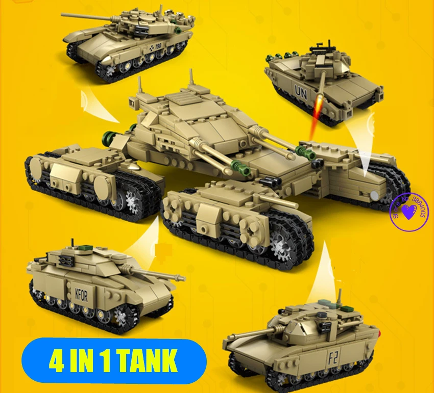 KAZI 4 styles Military wars Tank fit Military Building Block bricks Army figures gift Kids diy boys toys for children birthday
KAZI 4 styles Military wars Tank fit Military Building Block bricks Army figures gift Kids diy boys toys for children birthday