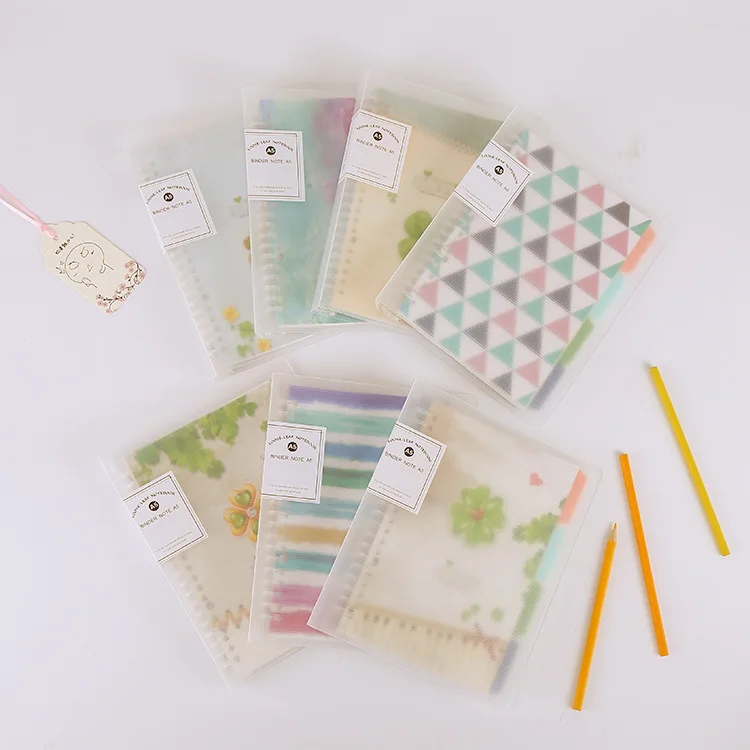 B5/A5/A4 Student Coil Ben PP Loose-leaf Notepad Art Fashion Notepad Diary Handbook Loose-leaf Coil Notebook
B5/A5/A4 Student Coil Ben PP Loose-leaf Notepad Art Fashion Notepad Diary Handbook Loose-leaf Coil Notebook