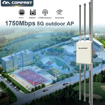 Comfast WA900V2 Dual band 1750Mbps High Power Outdoor Wireless AP WiFi Signal Amplifier/Booster Wireless Router 5G wifi Extender
Comfast WA900V2 Dual band 1750Mbps High Power Outdoor Wireless AP WiFi Signal Amplifier/Booster Wireless Router 5G wifi Extender