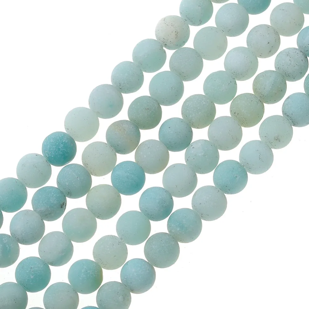 4-12mm Natural Stone Beads Round Gorgeous Blue Amazonite Matte Loose Strand Beads For Diy Jewelry Making Necklace Bracelet
4-12mm Natural Stone Beads Round Gorgeous Blue Amazonite Matte Loose Strand Beads For Diy Jewelry Making Necklace Bracelet
