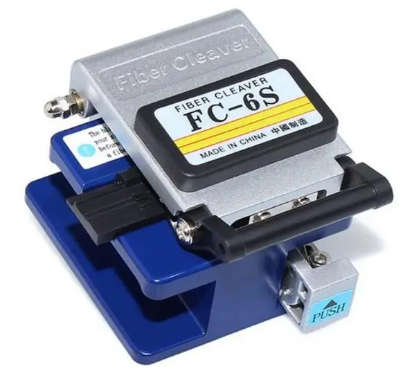 FC 6S fiber cleaver Cold Contact Dedicated Metal FC-6S cutting fiber knife FTTH fiber cable cutter knife fiber cleaver tool
FC 6S fiber cleaver Cold Contact Dedicated Metal FC-6S cutting fiber knife FTTH fiber cable cutter knife fiber cleaver tool