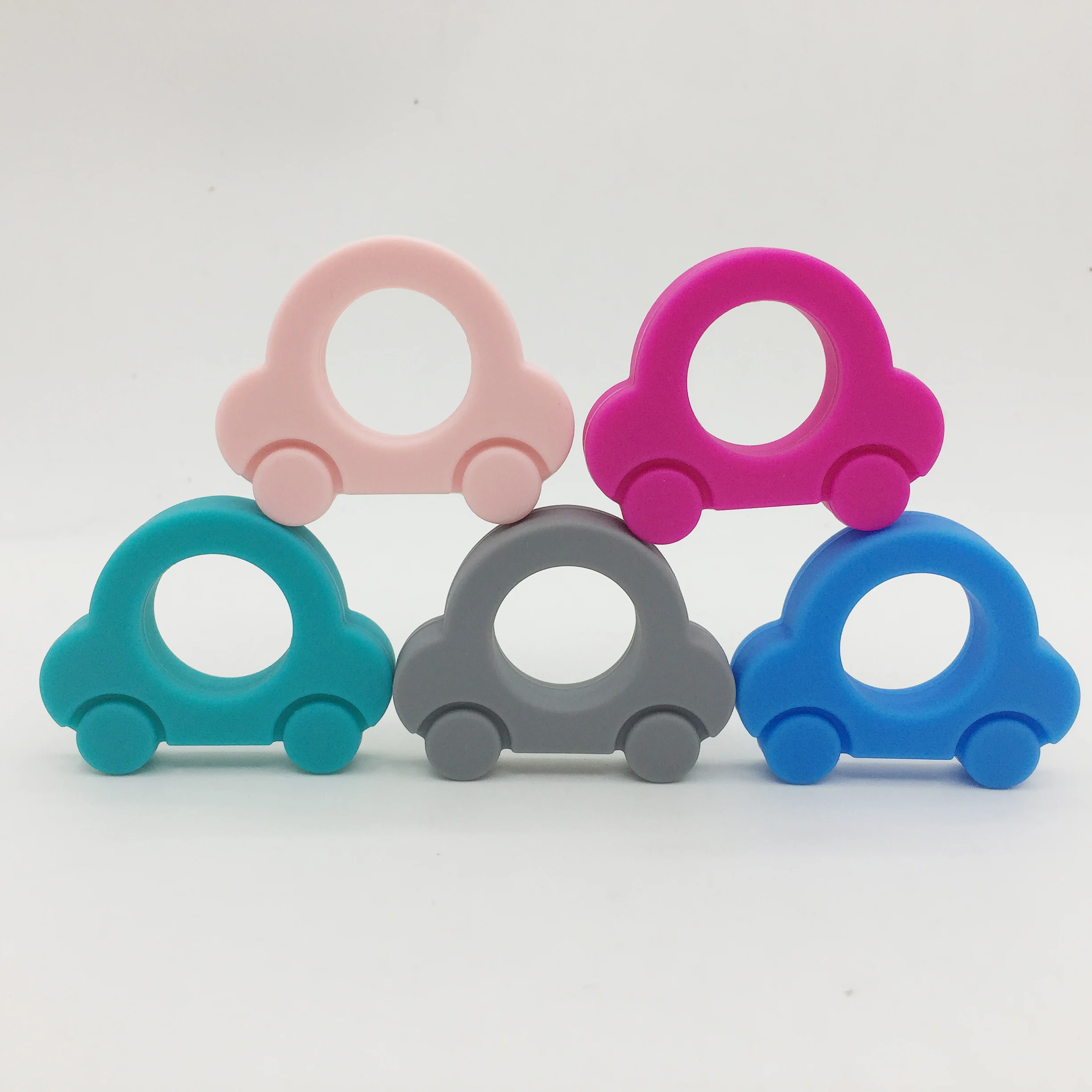 Wholesales 10pcs/lot Baby Car Silicone Donut Round 48mm Teething Ring Food Grade Silicone Car cartoon Ring teether
Wholesales 10pcs/lot Baby Car Silicone Donut Round 48mm Teething Ring Food Grade Silicone Car cartoon Ring teether