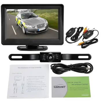 Marsnaska new High Quality 4.3 Inch LCD Monitor Car Rearview Camera 7 LED + Wireless Transmitter & Receiver
Marsnaska new High Quality 4.3 Inch LCD Monitor Car Rearview Camera 7 LED + Wireless Transmitter & Receiver