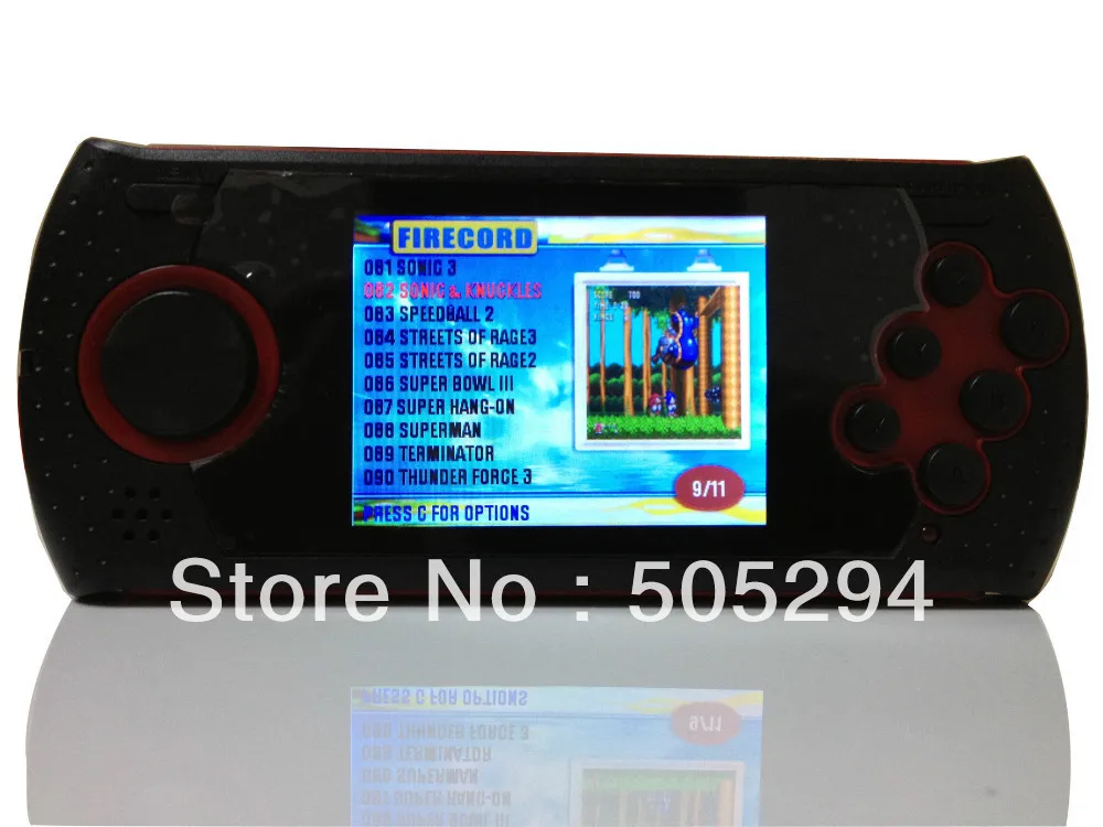 Image Free Shipping! 2.8   LCD Classic SEGA Handheld Player, At Games Arcade Ultimate Portable, Built in 100 Games