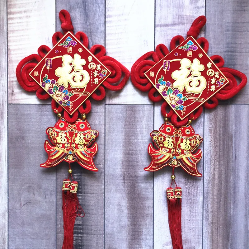 2PCS/lot Traditional Chinese Knot Blessing Hanging Drop String with Fish Decor Room Door Window Festival Decoration Knots
2PCS/lot Traditional Chinese Knot Blessing Hanging Drop String with Fish Decor Room Door Window Festival Decoration Knots