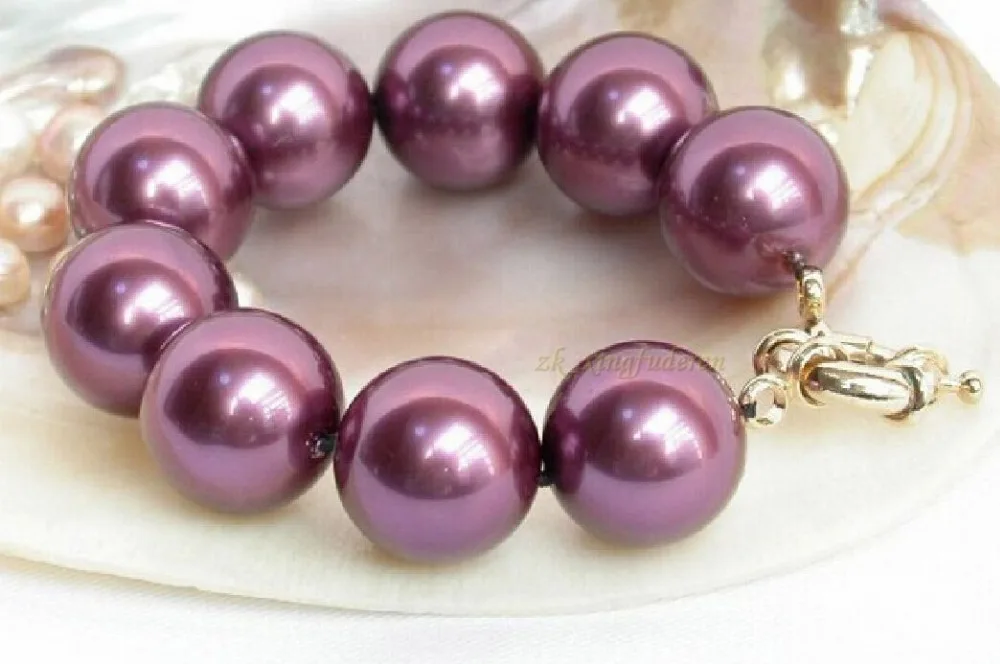 Vogue Huge 20mm round purple south sea shell pearl lady's bracelet 7.5"@^Noble style Natural Fine jewe FREE SHIPPING
Vogue Huge 20mm round purple south sea shell pearl lady's bracelet 7.5"@^Noble style Natural Fine jewe FREE SHIPPING