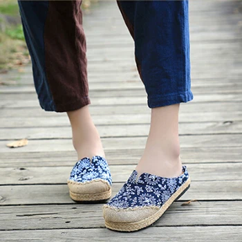 1pair Women's Slippers Plus Size Linen Crocodile Slipper Flats Shoes Women Vintage Espadrilles Casual Shoes Women Flip Flops
1pair Women's Slippers Plus Size Linen Crocodile Slipper Flats Shoes Women Vintage Espadrilles Casual Shoes Women Flip Flops