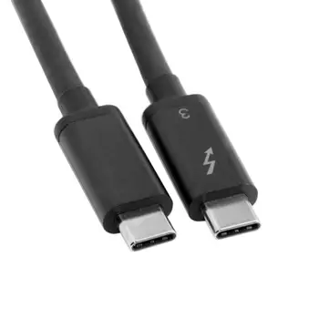 2m Thunderbolt 3 USB-C USB 3.1 Male to Thunderbolt3 Male 40Gbps Cable for Laptop
2m Thunderbolt 3 USB-C USB 3.1 Male to Thunderbolt3 Male 40Gbps Cable for Laptop