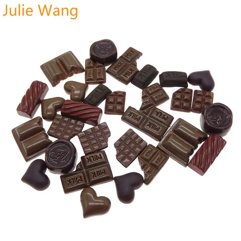 Julie Wang 30PCS Mixed Resin Milk Heart Chocolate Bread Food Cabochon Slime Charm Phone Decoration Jewelry Making Accessory
Julie Wang 30PCS Mixed Resin Milk Heart Chocolate Bread Food Cabochon Slime Charm Phone Decoration Jewelry Making Accessory