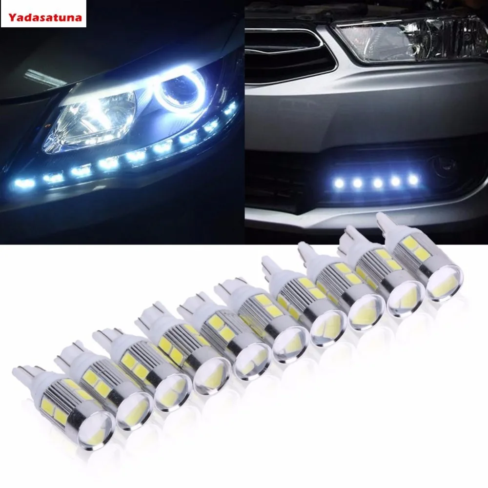Оптовая продажа! 10 штук в наборе T10 W5W 5630 10SMD светодиодный автомобиль, на танкетке, с боковой Светильник Лампа 194 192 белый
Оптовая продажа! 10 штук в наборе T10 W5W 5630 10SMD светодиодный автомобиль, на танкетке, с боковой Светильник Лампа 194 192 белый