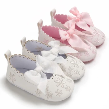 Spring Baby Girls First Walkers Casual Floral Embroidery Shoes Soft Sole Non-Slip PU Princess Sneakers Bowknot Toddler Shoes
Spring Baby Girls First Walkers Casual Floral Embroidery Shoes Soft Sole Non-Slip PU Princess Sneakers Bowknot Toddler Shoes