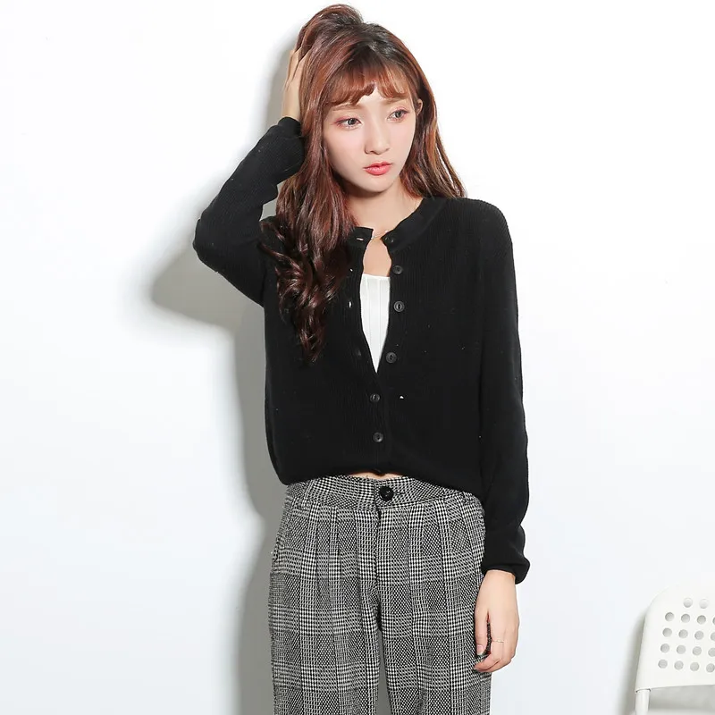 Women's Sweater Female Cardigan For Spring Autumn Thin Sytle Solid Color Loose One Button Cashmere Sweater Knitted Clothes
Women's Sweater Female Cardigan For Spring Autumn Thin Sytle Solid Color Loose One Button Cashmere Sweater Knitted Clothes