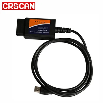ELM327 V2.1 Scanner Software USB Plastic with FT232RL Chip OBDII/OBD2 Auto Diagnostic Scanner Tool ELM327 Code Reader
ELM327 V2.1 Scanner Software USB Plastic with FT232RL Chip OBDII/OBD2 Auto Diagnostic Scanner Tool ELM327 Code Reader