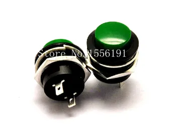 5PCS 2 Pin Push button switch R13-507 16mm 3A/250VAC Automatic reset switch Non-locking Momentary Green
5PCS 2 Pin Push button switch R13-507 16mm 3A/250VAC Automatic reset switch Non-locking Momentary Green