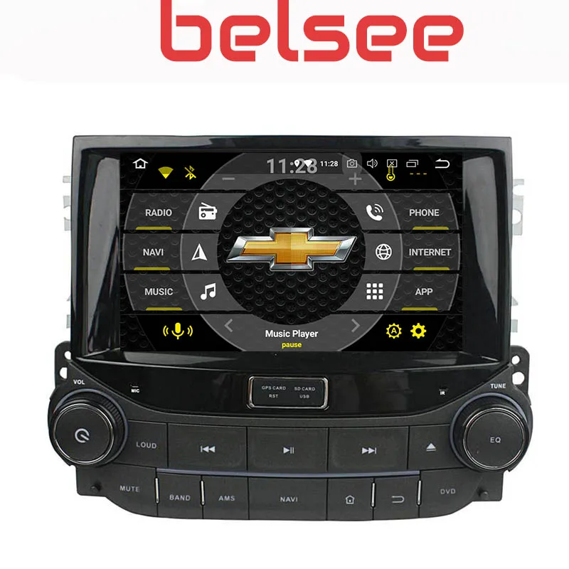 Автомагнитола Belsee на Android 9 0 с сенсорным экраном 8 дюймов мультимедийный DVD плеер