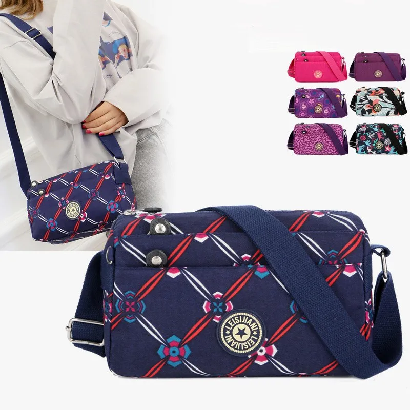 Women Female Nylon Shoulder backpack Bag Waterproof Crossbody shoulder bag Casual Clutch Multi Pockets Compartment Shopping Bag
Women Female Nylon Shoulder backpack Bag Waterproof Crossbody shoulder bag Casual Clutch Multi Pockets Compartment Shopping Bag