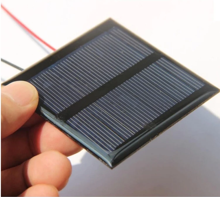 CHINA 0.6W 5.5V Solar Cell Polycrystalline Solar Panel DIY Solar Toy Panel Charger with 15CM Cable Wire Led Light 65*65*3MM
CHINA 0.6W 5.5V Solar Cell Polycrystalline Solar Panel DIY Solar Toy Panel Charger with 15CM Cable Wire Led Light 65*65*3MM