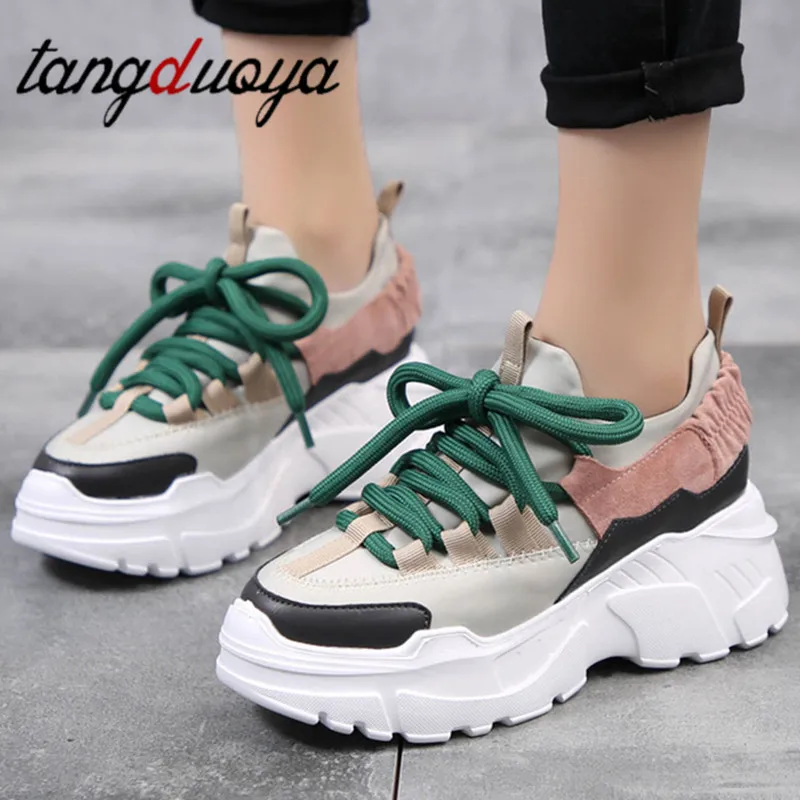 Platform casual shoes Women Thick Sole Chunky Shoes Height Increasing 8 CM Chunky Trainers Shoes Woman Chaussures Femme 40
Platform casual shoes Women Thick Sole Chunky Shoes Height Increasing 8 CM Chunky Trainers Shoes Woman Chaussures Femme 40