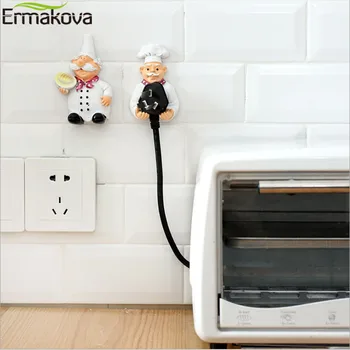 ERMAKOVA Adhesive Plug Holder Chef Wall Mounted Plug Hanger Hook Cable Organizer Wall Hook Organizer for Key Plug Cord Cable
ERMAKOVA Adhesive Plug Holder Chef Wall Mounted Plug Hanger Hook Cable Organizer Wall Hook Organizer for Key Plug Cord Cable