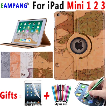 360 Degree Rotating Leather Smart Shell Cover Case for Apple iPad mini 1 2 3 7.9 Coque Capa Funda with Stand Holder
360 Degree Rotating Leather Smart Shell Cover Case for Apple iPad mini 1 2 3 7.9 Coque Capa Funda with Stand Holder