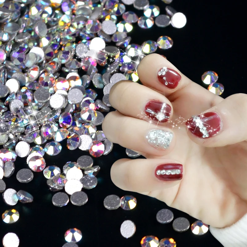 FWC 1 Pack Total 1440 Pcs SS3 SS6 Optional Crystal AB Nail Rhinestones Flat Back Non Hotfix Glitter Stones DIY 3D Phones Decor
FWC 1 Pack Total 1440 Pcs SS3 SS6 Optional Crystal AB Nail Rhinestones Flat Back Non Hotfix Glitter Stones DIY 3D Phones Decor
