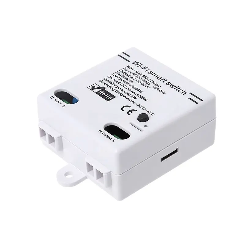 2.4G Wifi Smart Switch For Ewelink App Diy Wireless Remote Control Automation Relay Module Controller Work With Alexa Google H
2.4G Wifi Smart Switch For Ewelink App Diy Wireless Remote Control Automation Relay Module Controller Work With Alexa Google H
