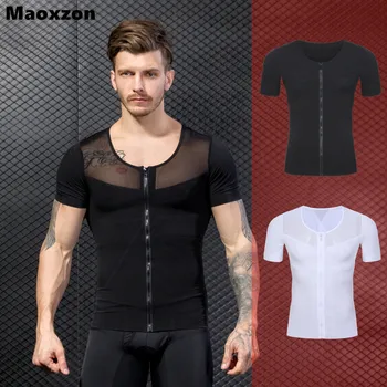 Maoxzon Men's Slimming Underwears Body Shaper Fitness Tank Tops Male Sexy Gymnasium Powernet Strong Mesh Zipper Shapers Shirts
Maoxzon Men's Slimming Underwears Body Shaper Fitness Tank Tops Male Sexy Gymnasium Powernet Strong Mesh Zipper Shapers Shirts
