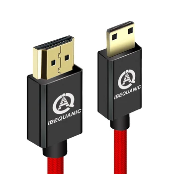 High-Speed Mini HDMI to HDMI Cable 1m 2m 3m Male to Male 1.4V 1080P for Tablet Camcorder MP4 Mini HDMI cable
High-Speed Mini HDMI to HDMI Cable 1m 2m 3m Male to Male 1.4V 1080P for Tablet Camcorder MP4 Mini HDMI cable