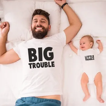 Daddy and Me Shirts Like Father Like Son Shirts Copy Paste Big Trouble and Little Trouble Print Funny Family Matching Outfits
Daddy and Me Shirts Like Father Like Son Shirts Copy Paste Big Trouble and Little Trouble Print Funny Family Matching Outfits
