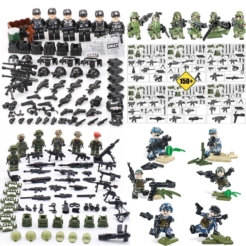 6pcs/lot Russian ALPHA Force Modern Military Figures Building Block Russian Special Force Army Brick Toy Gifts For Boys 
6pcs/lot Russian ALPHA Force Modern Military Figures Building Block Russian Special Force Army Brick Toy Gifts For Boys