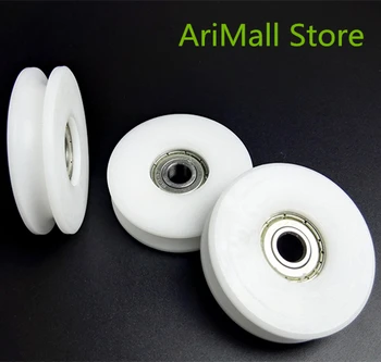 5pcs 8*50*15mm U groove POM plastic pulley bearing wrapped rubber wheel U groove pulley
5pcs 8*50*15mm U groove POM plastic pulley bearing wrapped rubber wheel U groove pulley