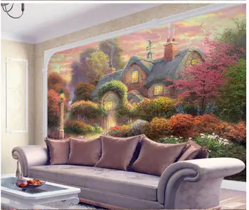 3d wall murals Home Decoration Flower Cottage Country Garden Landscape Oil Painting 3d wallpaper for room
3d wall murals Home Decoration Flower Cottage Country Garden Landscape Oil Painting 3d wallpaper for room