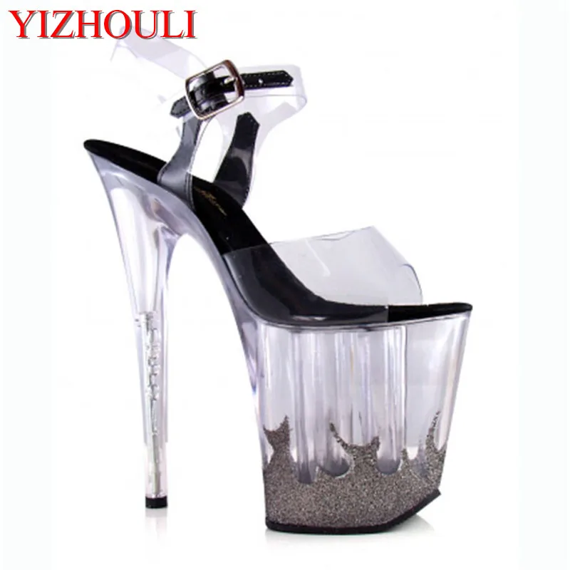 20cm women summer sexy crystal star dinner party formal dress shoes 8 inch high heels platform flame sandals shoes
20cm women summer sexy crystal star dinner party formal dress shoes 8 inch high heels platform flame sandals shoes