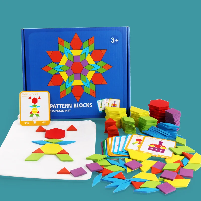 155Pcs/lot Geometric Wooden Puzzle Jigsaw Toys for Kid Children Brain Training Intelligent Educational Toys Puzzles Game
155Pcs/lot Geometric Wooden Puzzle Jigsaw Toys for Kid Children Brain Training Intelligent Educational Toys Puzzles Game