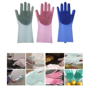 A Pair Magic Silicone Scrubber Rubber Cleaning Gloves Dusting|Dish Washing|Pet Care Grooming Hair Car|Insulated Kitchen Helper
A Pair Magic Silicone Scrubber Rubber Cleaning Gloves Dusting|Dish Washing|Pet Care Grooming Hair Car|Insulated Kitchen Helper