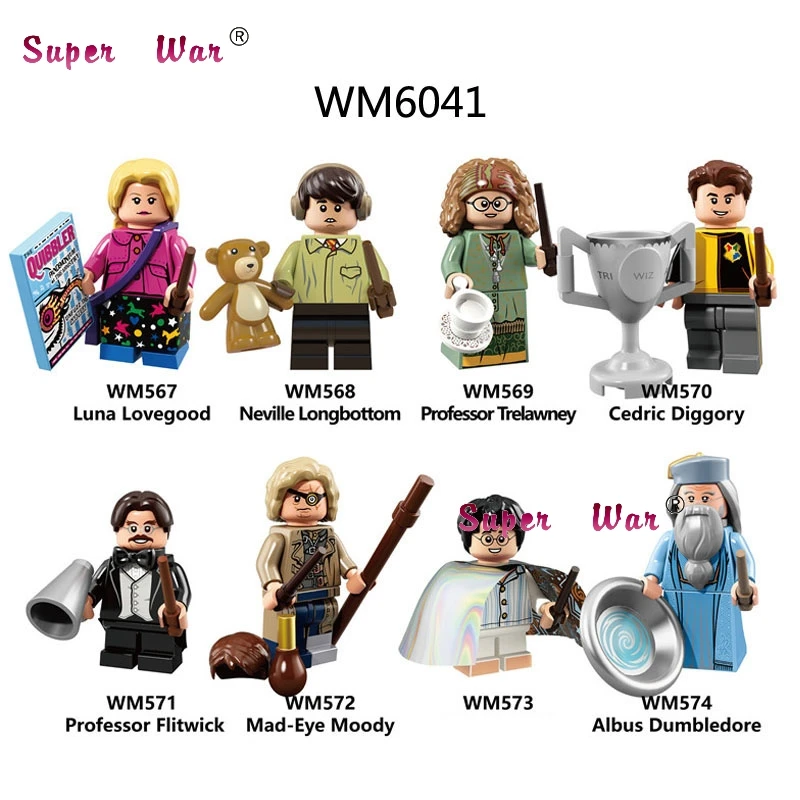 Single Building Blocks lovegood longbottom diggory Trelawney Flitwick Mad-eye Moody toys for children
Single Building Blocks lovegood longbottom diggory Trelawney Flitwick Mad-eye Moody toys for children