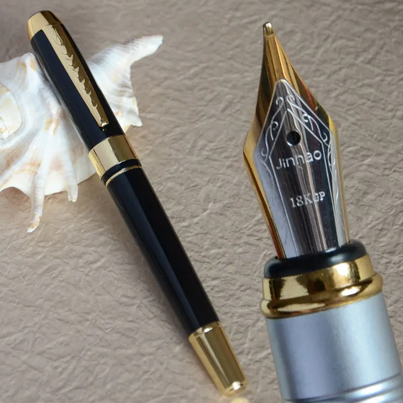 JINHAO 250 NOBLE GLOSS BLACK AND GOLDEN M NIB FOUNTAIN PEN
JINHAO 250 NOBLE GLOSS BLACK AND GOLDEN M NIB FOUNTAIN PEN