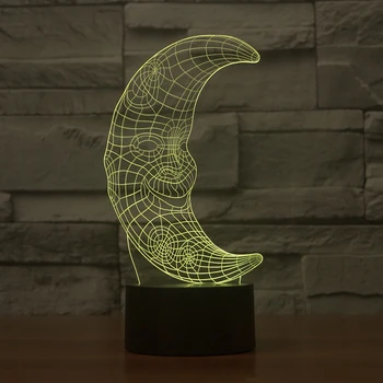 Creative personification smile moon shape night light 7 color touch switch USB cable as a Halloween gift or home decoration lamp
Creative personification smile moon shape night light 7 color touch switch USB cable as a Halloween gift or home decoration lamp