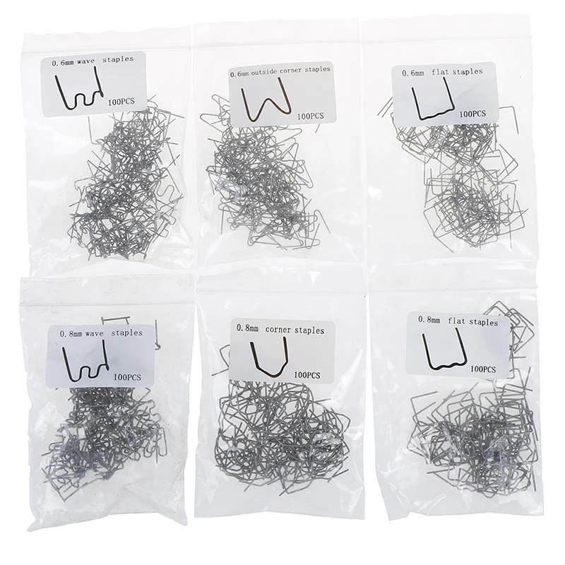 For Plastic Stapler Repair Welder Repair Tool Universal 100PCS Precut 0.6mm-0.8mm Hot Wave Flat Staples
For Plastic Stapler Repair Welder Repair Tool Universal 100PCS Precut 0.6mm-0.8mm Hot Wave Flat Staples