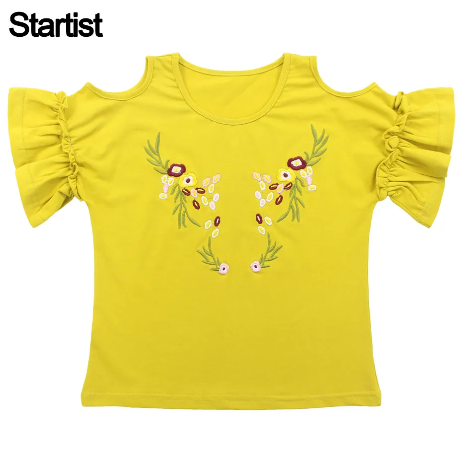 Girls T Shirt Off Shoulder T Shirt Girls Soft Cotton T Shirt Kids Flower Embroidery Summer Clothes For Girls 6 8 10 12 13 Year
Girls T Shirt Off Shoulder T Shirt Girls Soft Cotton T Shirt Kids Flower Embroidery Summer Clothes For Girls 6 8 10 12 13 Year