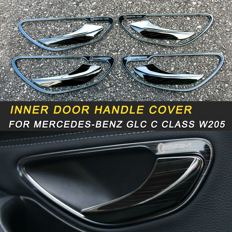For Mercedes Benz C Class W205 GLC 2016-2019 Car Inner Door Handle Cover Frame Trim Chrome Sticker Interior Accessories
For Mercedes Benz C Class W205 GLC 2016-2019 Car Inner Door Handle Cover Frame Trim Chrome Sticker Interior Accessories