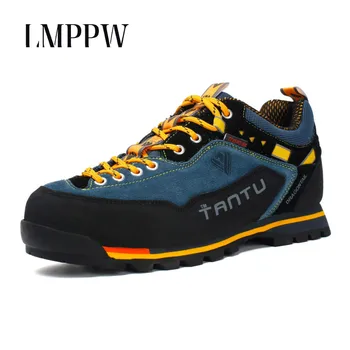 High Quality Outdoor Hiking Shoes for Men Non-slip Wear Resistant Breathable Genuine Leather Sneakers Man Climbing Fishing Shoes
High Quality Outdoor Hiking Shoes for Men Non-slip Wear Resistant Breathable Genuine Leather Sneakers Man Climbing Fishing Shoes