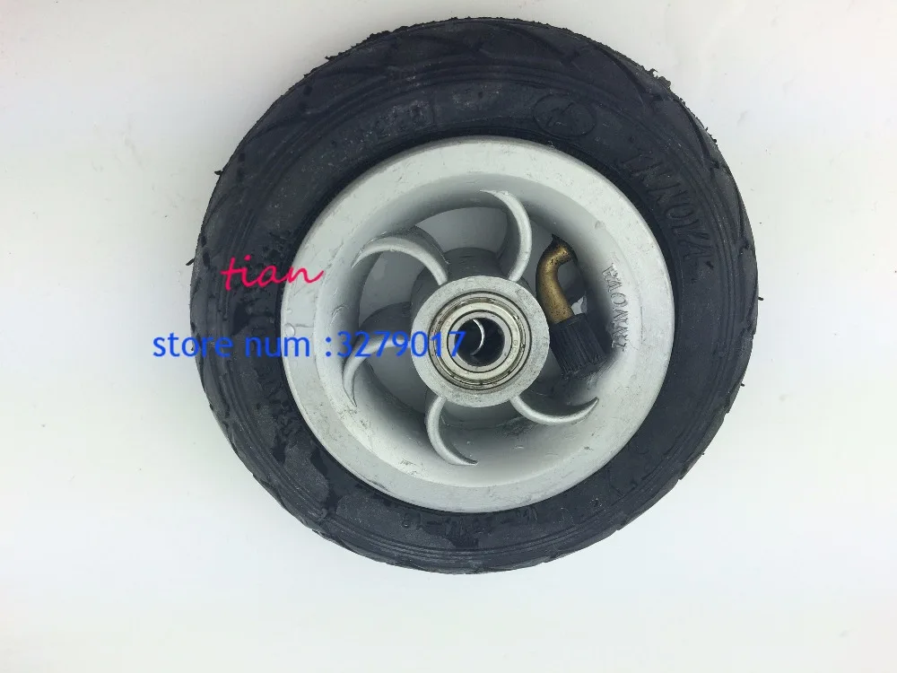 

5 Inch Pneumatic Wheel Gocart Caster 5x1 tyre Wheel Using Metal Hub 5X1 Pneumatic Tire With Inner Tube Electric Vehicle