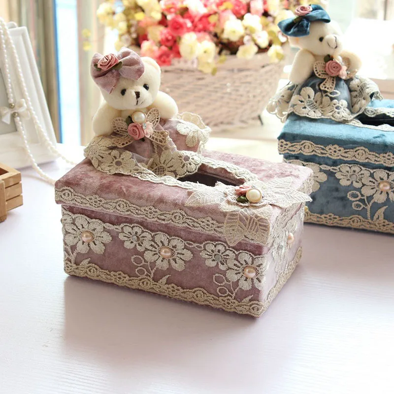 Car Lace Tissue Box Home Fashion Tissue Boxes Paper Pumping Tissue Cover Napkin Flannelette Lovely Bear Lace Tissue Box HG0011
Car Lace Tissue Box Home Fashion Tissue Boxes Paper Pumping Tissue Cover Napkin Flannelette Lovely Bear Lace Tissue Box HG0011