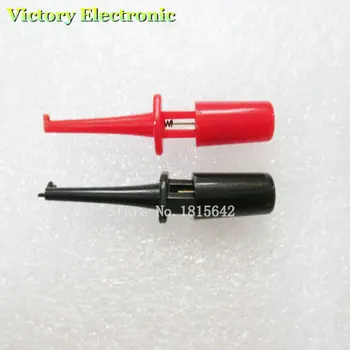 10PCS/LOT 1.7'' Multimeter Lead Wire Kit Test Hook Clip Grabbers Test Probe SMT/ SMD IC Cable Welding 4.3cm
10PCS/LOT 1.7'' Multimeter Lead Wire Kit Test Hook Clip Grabbers Test Probe SMT/ SMD IC Cable Welding 4.3cm